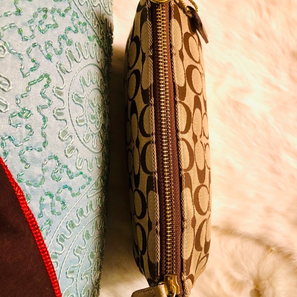 NWOT Y2K Coach Small shoulder bag Handbag/Wristlet Gold - Picture 10 of 15